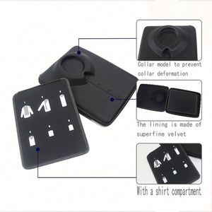 Bolsa de Almacenamiento para Camisas de EVA Negra Premium, Antiarrugas, para Viajes, con Ventilación 3D, Impermeable, para Maleta/Armario - Product Image 6