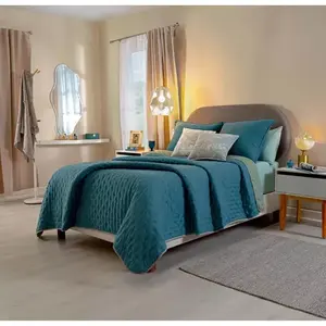 Edredón Acolchado KIORLIA'S 180x235 cm Azul Claro Poliéster para Todas las Temporadas - Product Image 6