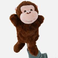 Marioneta de mano de animales personalizada, juguetes de peluche suaves, oso Súper suave, algodón PP bordado, disponible, sitio web oficial de Alibaba