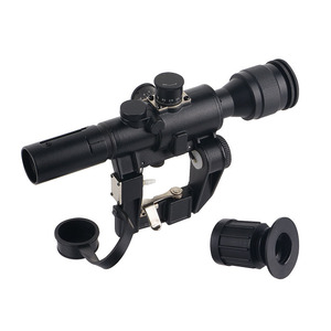 กล้องส่องทางไกลแบบยุทธวิธี <span class=keywords><strong>SVD</strong></span> <span class=keywords><strong>Dragunov</strong></span> ขนาด 4x26 ทำจากอลูมิเนียมอัลลอยด์ พร้อมคุณสมบัติกันน้ำที่ปรับได้ สำหรับการล่าสัตว์กลางแจ้ง - Product Image 4