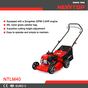 Tondeuse à gazon industrielle à poussée manuelle avec moteur haute puissance 3.0HP et sac de ramassage en nylon de 45L pour l'aménagement paysager professionnel - Product Image 4