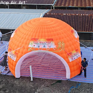 Tienda <span class=keywords><strong>de</strong></span> cúpula inflable naranja <span class=keywords><strong>de</strong></span> 7m, iglú inflable <span class=keywords><strong>de</strong></span> tienda publicitaria gigante para actividades promocionales - Product Image 6