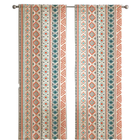 Rideaux en coton imprimés modernes de luxe personnalisables en gros - Ignifuges, imperméables, occultants, écologiques, à œillets pour la maison