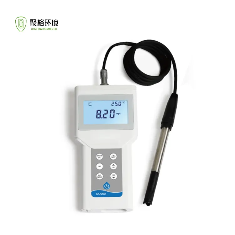 Câu cá Fram cầm tay di động oxy hòa tan mét làm Tester chất lượng nước mét