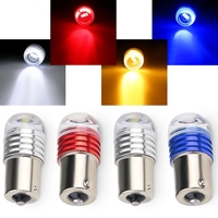 Ampoules blanches et rouges pour feux arrière de voiture, feux de freinage, clignotants, feux stop, ampoule 1157 BAY15D P21/5W, projecteur LED clignotant