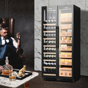 Refrigerador para Cigarros y Vino Tinto de Dos Puertas, Pantalla Táctil, Control de Temperatura, Estantes Ajustables, Humedad del 60-80%, Alta Eficiencia, Bx-735 - Product Image 4