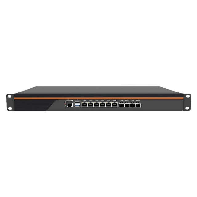 ZZY In-tel Atom C3958 Barebone 16 Core 16 Threads 1U Rackmount 2 In-tel I211 4 In-tel I350 4 In-tel X553 10G SFP+ Firewall