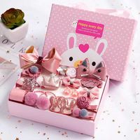 Lot d'accessoires pour cheveux pour enfants, pinces à cheveux, jolies nœud fleur, lapin, bébé