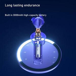 Air Cooling Usb Portable Mini Personal 5 Speed Wind Pocket Rechargeable Handheld Fan With <b>Hook</b> - Product Image 4
