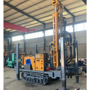 Volledig hydraulische dieselmotor waterputboorinstallatie modderpomp rups type hoge mobiliteit max. 500m boordiepte exploratie - Product Image 5