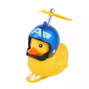 Petites cloches de vélo de canard jaune, usine, guidon de vélo de montagne, phare de vélo, klaxon de moteur, <span class=keywords><strong>casque</strong></span> de vélo, cyclisme - Product Image 1