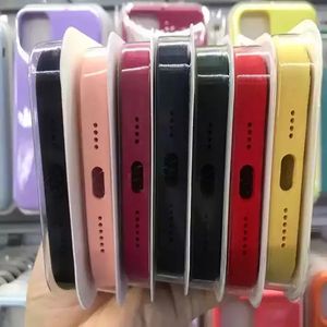 Custodie per telefoni in Silicone originali custodia morbida in Silicone liquido per Apple iPhone 14 13 12 11 Pro Max XS X <span class=keywords><strong>XR</strong></span> 8 7 Plus <span class=keywords><strong>Cover</strong></span> - Product Image 6