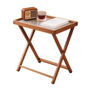 Modern minimalist combination coffee <b>table</b>, suitable for small apartments, rental rooms, multi-functional glass living room - Product Image 3