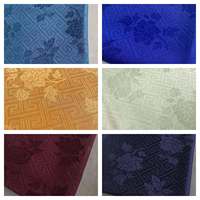 Tissu Jacquard Tissé Antique Disponible en Stock, Tissu Brocart Durable 100% Polyester à Motif Floral, Poids Moyen, Idéal pour Tenues Ethniques