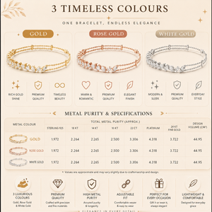 Bracelet tennis en or jaune et diamants taille poire, serti griffe, bijoux de mariage classiques pour femme - Product Image 6