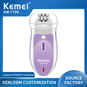 Épilateur électrique Kemei Km-7108 4 en 1, portable, sans fil, rechargeable, pour femmes - Product Image 2
