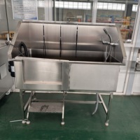 Neue Produkte 2026: Tierpflege-Waschstation für Hunde, gebrauchte Badewannen, Salonausstattung, Katzendusche aus 304 Edelstahl, auf Lager