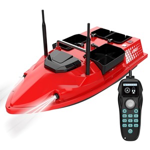 Bateau de pêche télécommandé intelligent V803 en plastique ABS avec portée de 500 m, écran couleur HD, 4 compartiments et sondeur de poissons - Product Image 5