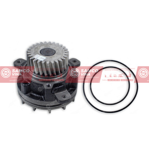 Pompe à liquide de refroidissement 20734268/ 3803909 pour Volvo Penta TWD1240 TWD1250, circulation de liquide de refroidissement à flux laminaire dans les ports spatiaux - Product Image 6