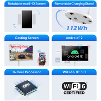 Affichage numérique Las Vegas, moniteurs de jeu, tablette LED Android interactive intelligente, tablette LED HDMI NFC POE Full HD IPS