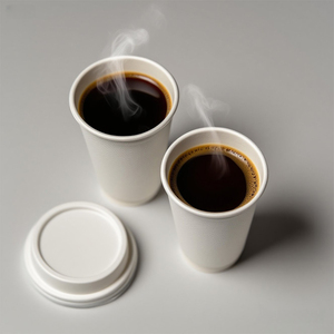Tasses <span class=keywords><strong>à</strong></span> café jetables biodégradables écologiques 6-22oz dégradables <span class=keywords><strong>canne</strong></span> <span class=keywords><strong>à</strong></span> sucre bagasse fête papier matériel dôme/couvercle plat pour - Product Image 3