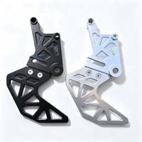 Kit de pédale de frein arrière de rechange en aluminium CNC 6061 T6, kit de frein hydraulique avec traitement de couleur anodisé pour Light Bee
