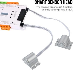 Sensor de Movimiento PIR <span class=keywords><strong>HELAN</strong></span>, Regulador de Iluminación para Escaleras de 32 Pasos, Controlador Automático Inteligente para Tiras LED con Carga Máxima de 350W, Garantía de 2 Años - Product Image 4