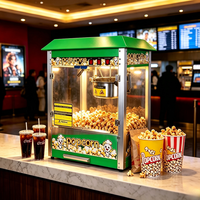 Fabrieksgroothandel Professionele Commerciële Popcornmachine Hoge Productiviteit Elektrische RVS Paddenstoel Popcornmachine