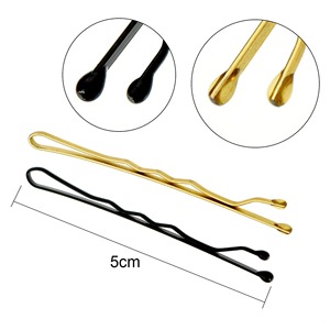 Bán buôn tùy chỉnh U hình dạng Snap Bobby pins Set PVC Hộp bao bì hairgrips tóc ban nhạc cao su kẹp tóc đen hairclip Box Set - Product Image 3