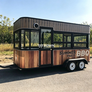 Chariot de service extérieur personnalisable, camion de restauration mobile pour café et crème glacée, équipement de cuisine complet - Product Image 6