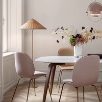 Lampe sur pied moderne style Wabi-sabi, simple, base E27, abat-jour en rotin et bambou tressé, bois rose, chambre/salon
