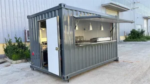 10ft Mini Pop-up cửa hàng container quán cà phê quán bar nhà hàng thức ăn nhanh cửa hàng tiện lợi kiosk gian hàng - Product Image 4