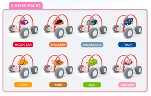 2.4G Tần Số 9-CH Ánh Sáng Đua Cao Su Phim Hoạt Hình 360 Diễn Viên Đóng Thế Xe Với Kép Điều Khiển Từ Xa, Cầm Tay <span class=keywords><strong>RC</strong></span> Và Đồng Hồ <span class=keywords><strong>RC</strong></span> Đồ Chơi Xe Tải - Product Image 5