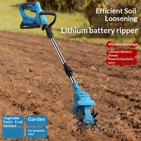 Micro-cultivateur électrique portatif à batterie lithium haute puissance pour la culture des sols dans les serres et jardins domestiques