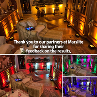 1 Pièce Projecteur LED Par sans Fil DMX 4*20W Étanche IP65 sur Batterie pour Bar, DJ, Scène, Mariage et Événement