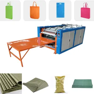 Máquina de impresión de bolsas de yute, polietileno, Pp, Mylar, plástico, Offset, tela, papel no tejido, bolsas de café, precio pequeño para la venta