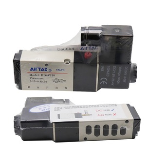 Van Solenoid AirTAC Chính Hãng Van HD4V210 24V Van Điều Khiển Solenoid Khí Nén Nhóm 220V - Product Image 4