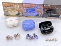 Écouteurs Stéréo Sans Fil NE-7S V5.49, Écouteurs Sportifs à Clip d'Oreille avec Étanchéité IPX4 et Son Panoramique Original