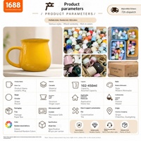 Tasses en céramique en stock pour l'exportation en gros - Protection de l'environnement, compatibles micro-ondes, design moderne et minimaliste, grande capacité