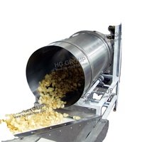 Stérilisateur automatique haute efficacité 300 kg/h pour légumes, snacks et aliments, avec ligne de mouture et mélangeur pour céréales, farine, chips de pommes de terre et riz