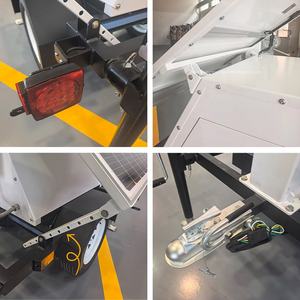 Mobile Solar CCTV Trailer with 360&deg; Rotation PTZ Camera Easy Installation Wireless Monitoring for Construction Security - Product Image 3