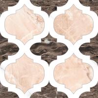 Mosaïque de carreaux en marbre travertin moderne Zhenci à motif floral, épaisseur 10 mm, design parquet pour murs et sols intérieurs d'appartement