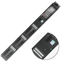 Équipement de distribution d'énergie de disjoncteur PDU intelligent approuvé par ETL 24 voies C19 3 voies C13 140A