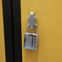 Cadenas de valise à 4 chiffres, 10 pièces, combinaison de bagages, casier de gymnastique, verrouillage à Code, couleur noir, argent, matériel origine Zinc