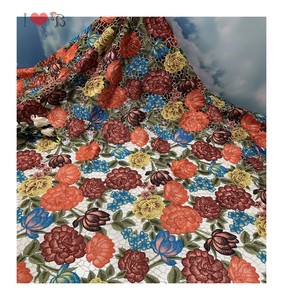 Super Luxurious Heavy Embroidered Floral Paris Fashion Show <strong>Lace</strong> <strong>Fabric</strong> for Couture Dress - Product Image 2