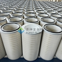 Filtre à air en cellulose nano ignifuge pour cartouche de dépoussiéreur industriel de turbine à gaz de centrale électrique TODC00092