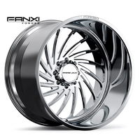 FANXI 20x10 22x10 8x6.5 pour Dodge, enjoliveurs flottants personnalisés 8x170 6x135 24x14 pour Ford F150 F250 26x16 8x180 pour Chevrolet GMC