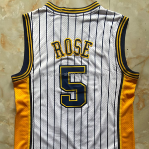 เสื้อเจอร์ซีย์บาสเก็ตบอลเย็บสีน้ำเงินเข้ม - Product Image 6