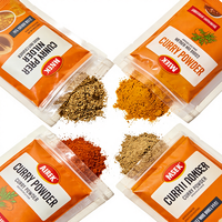 Sachet d'emballage pour épices, sachet en plastique pour assaisonnements, poudre de piment, sachet alimentaire refermable, pochette autoportante pour assaisonnement culinaire