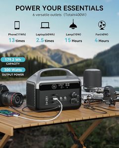 Centrale Électrique Portable 500W pour Camping et Urgences Domestiques – Vente en Gros 444Wh - Product Image 4